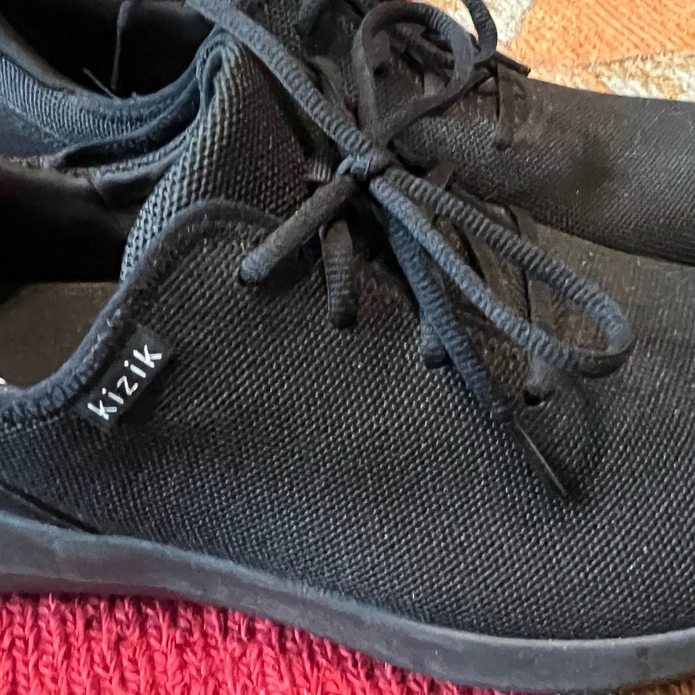 KIZIK Men's Black Shoes-Hands Free Dressing